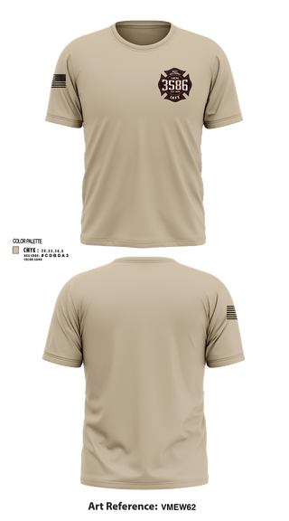 Short Sleeve Performance Shirt, Local 3586 West Des Moines, Fire Department, Teamtime, Team time, sublimation, custom sports apparel, team uniforms, spirit wear, spiritwear, sports uniforms, custom shirts, team store, custom team store, fundraiser sports, apparel fundraiser
