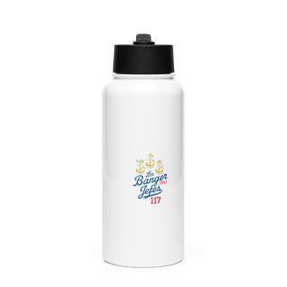 VAW-117 15130068 Stainless Steel Water Bottle with a Straw Lid