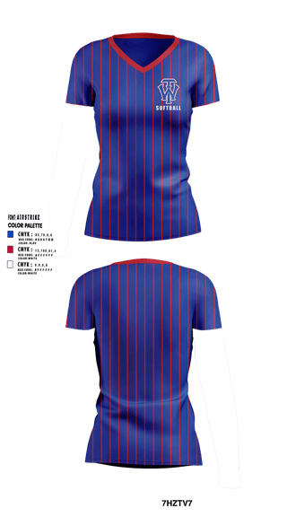 Womens Short Sleeve Vneck Shirt, W.I.T., Softball, Teamtime, Team time, sublimation, custom sports apparel, team uniforms, spirit wear, spiritwear, sports uniforms, custom shirts, team store, custom team store, fundraiser sports, apparel fundraiser