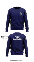 Amarillo ISD Police 87538473 Crew Neck Sweatshirt - 10