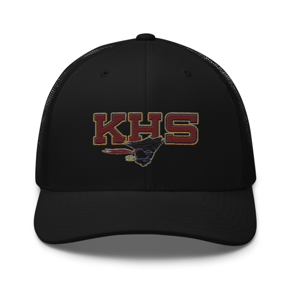 Kingston High School Cheer 38639250 Retro Trucker Hat | Yupoong 6606
