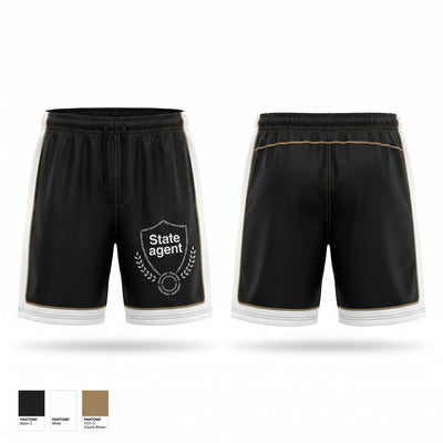 State agent Athletic Shorts With Pockets - 1