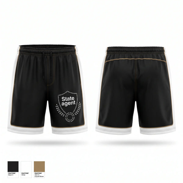 Athletic Shorts With Pockets, State agent, , Teamtime, Team time, sublimation, custom sports apparel, team uniforms, spirit wear, spiritwear, sports uniforms, custom shirts, team store, custom team store, fundraiser sports, apparel fundraiser