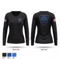 SAO 83764257 Women's Long Sleeve V-neck Shirt - 1