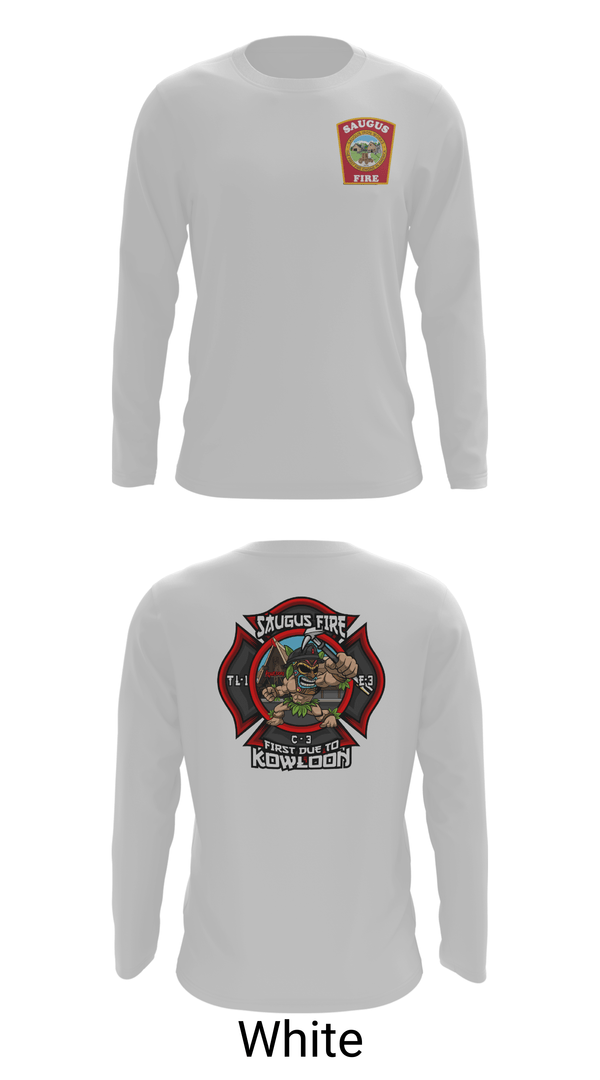 Long Sleeve Performance Shirt, Saugus Fire Department, Fire Department, Teamtime, Team time, sublimation, custom sports apparel, team uniforms, spirit wear, spiritwear, sports uniforms, custom shirts, team store, custom team store, fundraiser sports, apparel fundraiser