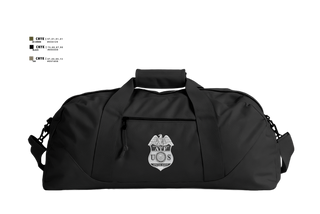 Duffle Bag, ATF, Police, Teamtime, Team time, sublimation, custom sports apparel, team uniforms, spirit wear, spiritwear, sports uniforms, custom shirts, team store, custom team store, fundraiser sports, apparel fundraiser