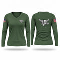 SRT Women's Long Sleeve V-neck Shirt - 1