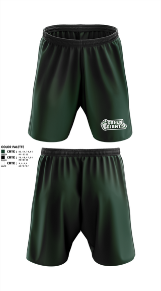 Athletic Shorts With Pockets, MN Green Giants, Ice Hockey, Teamtime, Team time, sublimation, custom sports apparel, team uniforms, spirit wear, spiritwear, sports uniforms, custom shirts, team store, custom team store, fundraiser sports, apparel fundraiser