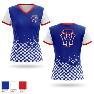 Womens Short Sleeve Vneck Shirt, W.I.T, Softball, Teamtime, Team time, sublimation, custom sports apparel, team uniforms, spirit wear, spiritwear, sports uniforms, custom shirts, team store, custom team store, fundraiser sports, apparel fundraiser
