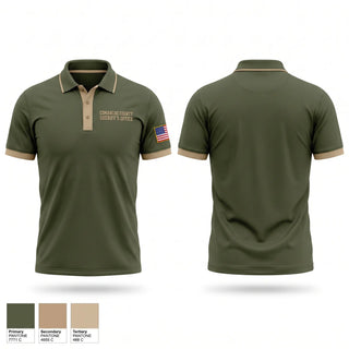 Short Sleeve Performance Polo, Comanche County Sheriffs Office, Police, Teamtime, Team time, sublimation, custom sports apparel, team uniforms, spirit wear, spiritwear, sports uniforms, custom shirts, team store, custom team store, fundraiser sports, apparel fundraiser