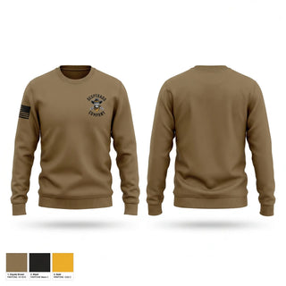 Crew Neck Sweatshirt, Delta Company 1-297, National Guard, Teamtime, Team time, sublimation, custom sports apparel, team uniforms, spirit wear, spiritwear, sports uniforms, custom shirts, team store, custom team store, fundraiser sports, apparel fundraiser