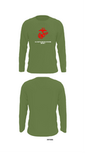 H&S Battalion HQ CO Station Motor T 63932738 Long Sleeve Performance Shirt 52