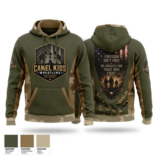 Hoodie, Camel kids 2026, Wrestling, Teamtime, Team time, sublimation, custom sports apparel, team uniforms, spirit wear, spiritwear, sports uniforms, custom shirts, team store, custom team store, fundraiser sports, apparel fundraiser
