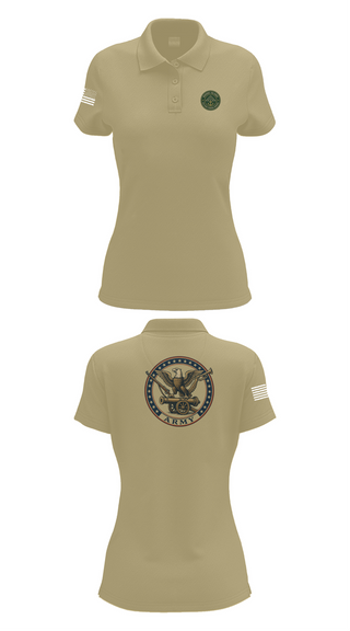 Womens Short Sleeve Performance Polo, Military Funeral Honors, , Teamtime, Team time, sublimation, custom sports apparel, team uniforms, spirit wear, spiritwear, sports uniforms, custom shirts, team store, custom team store, fundraiser sports, apparel fundraiser