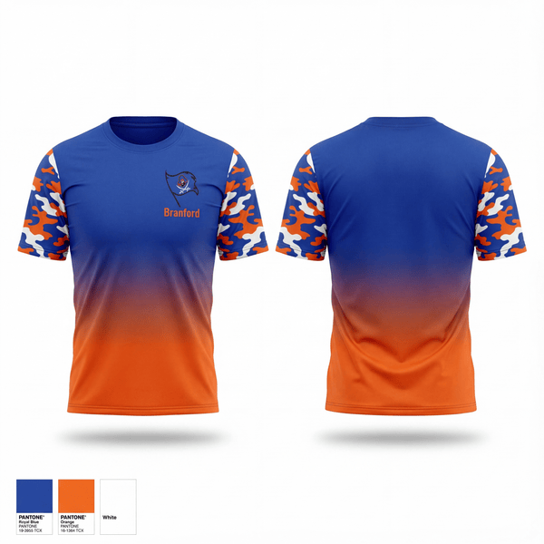 Short Sleeve Performance Shirt, Branford, , Teamtime, Team time, sublimation, custom sports apparel, team uniforms, spirit wear, spiritwear, sports uniforms, custom shirts, team store, custom team store, fundraiser sports, apparel fundraiser
