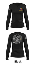 HHC BDE, 1AD CAB 10301902 Women's Long Sleeve V-neck Shirt - 23