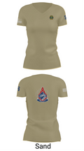 22 MPAD 53180921 Women's Short Sleeve V-neck Shirt - 88