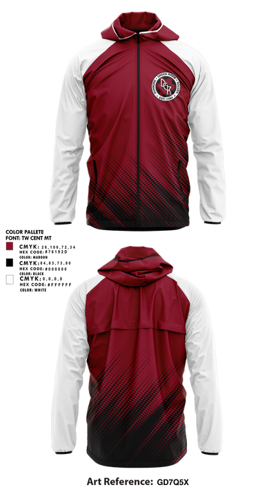 Dunmore Green Ridge Soccer 8625284 Windbreaker - 1