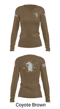 Bussy Squad 89240186 Women's Long Sleeve V-neck Shirt - 17