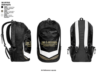 Gear Bag, Lubbock High Lady Westerners, Women's Basketball, Teamtime, Team time, sublimation, custom sports apparel, team uniforms, spirit wear, spiritwear, sports uniforms, custom shirts, team store, custom team store, fundraiser sports, apparel fundraiser