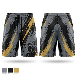 Athletic Shorts With Pockets, Secret Service, Men's Soccer, Teamtime, Team time, sublimation, custom sports apparel, team uniforms, spirit wear, spiritwear, sports uniforms, custom shirts, team store, custom team store, fundraiser sports, apparel fundraiser