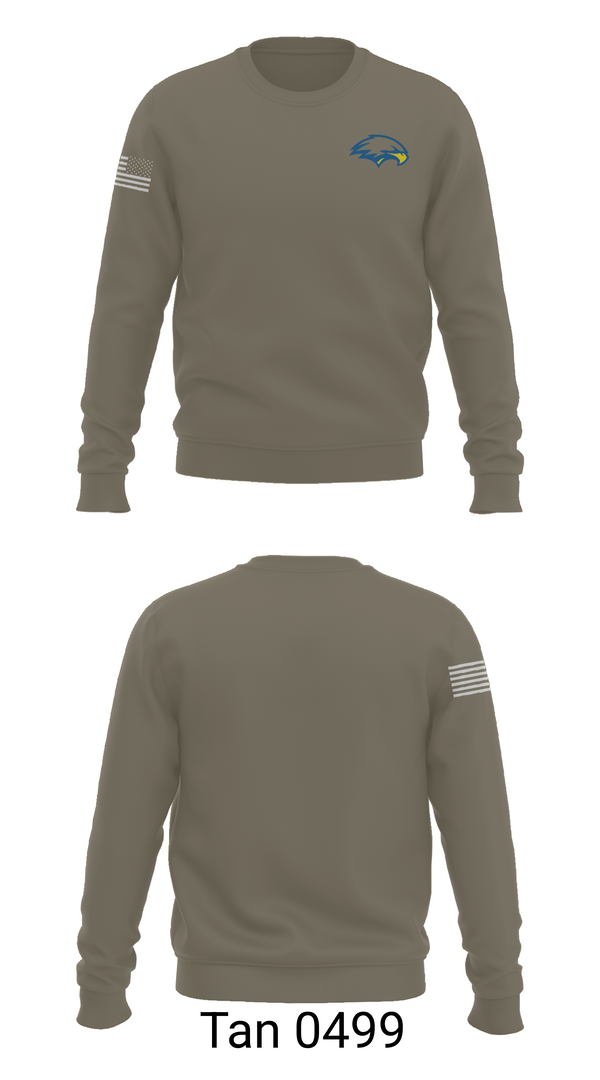 Crew Neck Sweatshirt, Ruskin Highschool MCJROTC, Marines, Teamtime, Team time, sublimation, custom sports apparel, team uniforms, spirit wear, spiritwear, sports uniforms, custom shirts, team store, custom team store, fundraiser sports, apparel fundraiser