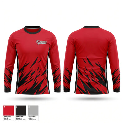 Kingston Redskins 73301688 Long Sleeve Performance Shirt 1