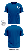 Lampasas Badgers BBYL 83590914 Short Sleeve Performance Shirt - 2