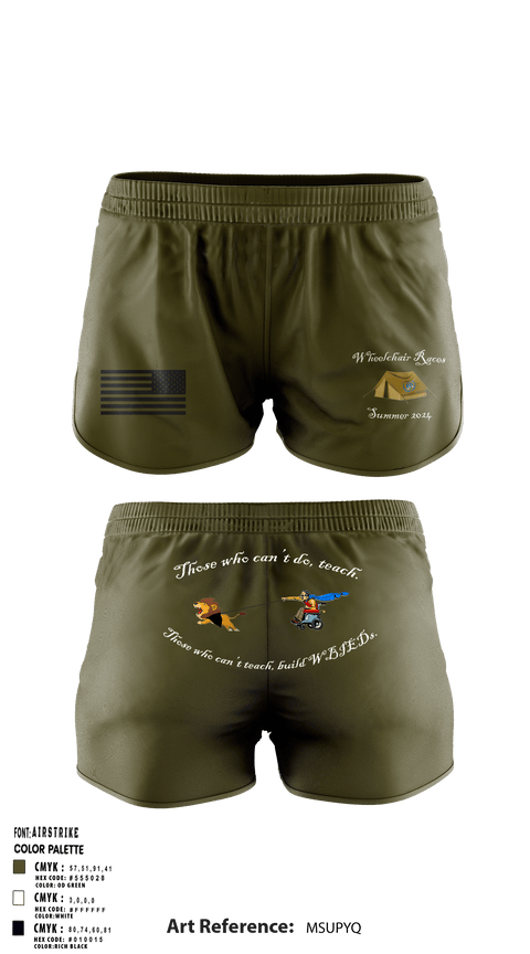 Ranger Panties, AOB-S, Army, Teamtime, Team time, sublimation, custom sports apparel, team uniforms, spirit wear, spiritwear, sports uniforms, custom shirts, team store, custom team store, fundraiser sports, apparel fundraiser