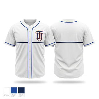 Full Button Baseball Jersey, TX Monsters, Baseball, Teamtime, Team time, sublimation, custom sports apparel, team uniforms, spirit wear, spiritwear, sports uniforms, custom shirts, team store, custom team store, fundraiser sports, apparel fundraiser