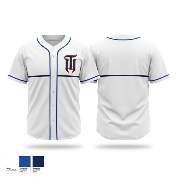 Full Button Baseball Jersey, TX Monsters, Baseball, Teamtime, Team time, sublimation, custom sports apparel, team uniforms, spirit wear, spiritwear, sports uniforms, custom shirts, team store, custom team store, fundraiser sports, apparel fundraiser