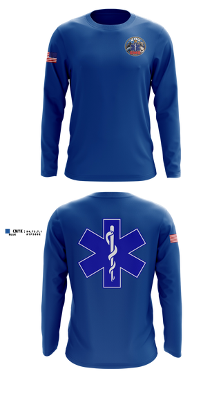 Long Sleeve Performance Shirt, Columbus Zoo EMS Department, EMS/EMT, Teamtime, Team time, sublimation, custom sports apparel, team uniforms, spirit wear, spiritwear, sports uniforms, custom shirts, team store, custom team store, fundraiser sports, apparel fundraiser