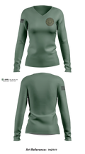 LAUREL COUNTY SHERIFFS OFFICE Women's Long Sleeve V-neck Shirt - 11