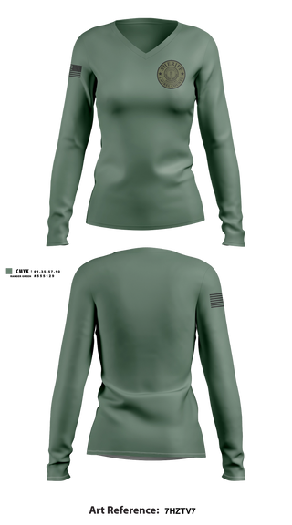 Womens Long Sleeve Vneck Shirt, LAUREL COUNTY SHERIFFS OFFICE, Police, Teamtime, Team time, sublimation, custom sports apparel, team uniforms, spirit wear, spiritwear, sports uniforms, custom shirts, team store, custom team store, fundraiser sports, apparel fundraiser