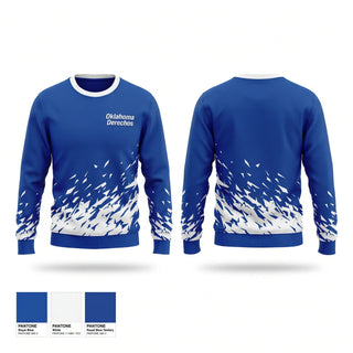 Crew Neck Sweatshirt, Oklahoma Derechos, Baseball, Teamtime, Team time, sublimation, custom sports apparel, team uniforms, spirit wear, spiritwear, sports uniforms, custom shirts, team store, custom team store, fundraiser sports, apparel fundraiser