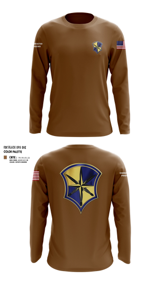 Long Sleeve Performance Shirt, AOSD, Army, Teamtime, Team time, sublimation, custom sports apparel, team uniforms, spirit wear, spiritwear, sports uniforms, custom shirts, team store, custom team store, fundraiser sports, apparel fundraiser