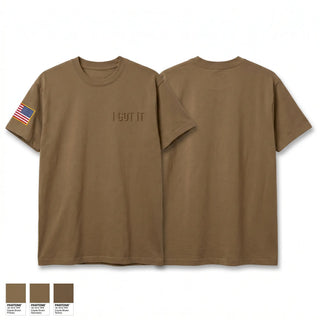 Old School Cotton Feel Shirt, I GOT IT, Army, Teamtime, Team time, sublimation, custom sports apparel, team uniforms, spirit wear, spiritwear, sports uniforms, custom shirts, team store, custom team store, fundraiser sports, apparel fundraiser