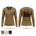 A GANG 35841111 Women's Long Sleeve V-neck Shirt - 1