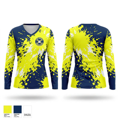Lake Murray Thunderbolts Women's Long Sleeve V-neck Shirt - 1