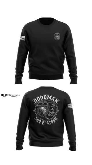 Crew Neck Sweatshirt, RPD, Police, Teamtime, Team time, sublimation, custom sports apparel, team uniforms, spirit wear, spiritwear, sports uniforms, custom shirts, team store, custom team store, fundraiser sports, apparel fundraiser