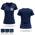 Strasburg Fire Department 14813211 Women's Short Sleeve V-neck Shirt - 1