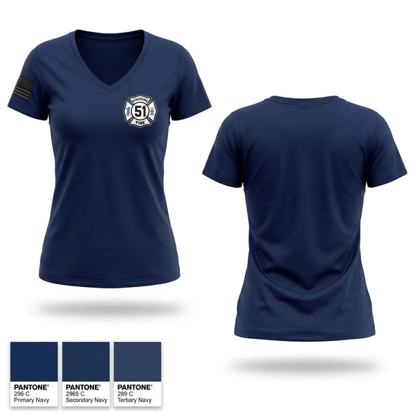 Womens Short Sleeve Vneck Shirt, Strasburg Fire Department, Fire Department, Teamtime, Team time, sublimation, custom sports apparel, team uniforms, spirit wear, spiritwear, sports uniforms, custom shirts, team store, custom team store, fundraiser sports, apparel fundraiser