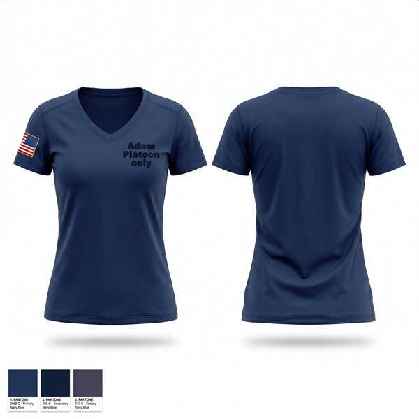 Womens Short Sleeve Vneck Shirt, Adam Platoon, Police, Teamtime, Team time, sublimation, custom sports apparel, team uniforms, spirit wear, spiritwear, sports uniforms, custom shirts, team store, custom team store, fundraiser sports, apparel fundraiser