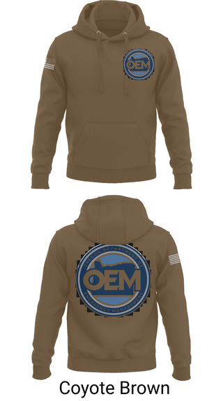 Hoodie, Oregon Emergency Management, Police, Teamtime, Team time, sublimation, custom sports apparel, team uniforms, spirit wear, spiritwear, sports uniforms, custom shirts, team store, custom team store, fundraiser sports, apparel fundraiser