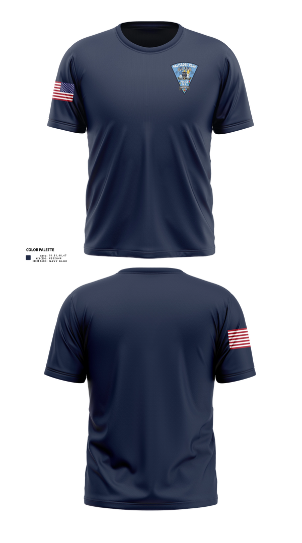 Old School Cotton Feel Shirt, Palisades Park Police Department Public, Police, Teamtime, Team time, sublimation, custom sports apparel, team uniforms, spirit wear, spiritwear, sports uniforms, custom shirts, team store, custom team store, fundraiser sports, apparel fundraiser