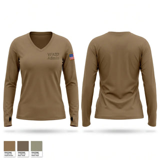 Old School Cotton Feel Shirt, VFA-37 Admin, Navy, Teamtime, Team time, sublimation, custom sports apparel, team uniforms, spirit wear, spiritwear, sports uniforms, custom shirts, team store, custom team store, fundraiser sports, apparel fundraiser