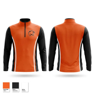 Quarter Zip Jacket, Panthers, Women's Basketball, Teamtime, Team time, sublimation, custom sports apparel, team uniforms, spirit wear, spiritwear, sports uniforms, custom shirts, team store, custom team store, fundraiser sports, apparel fundraiser