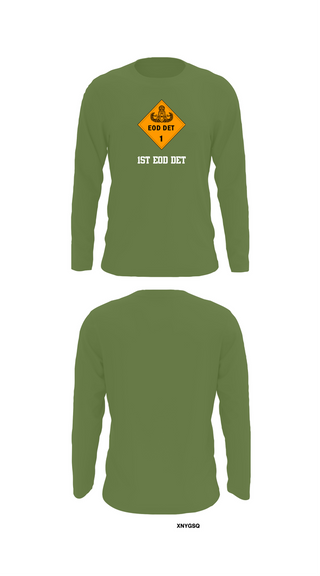 Long Sleeve Performance Shirt, 1st EOD DET, , Teamtime, Team time, sublimation, custom sports apparel, team uniforms, spirit wear, spiritwear, sports uniforms, custom shirts, team store, custom team store, fundraiser sports, apparel fundraiser