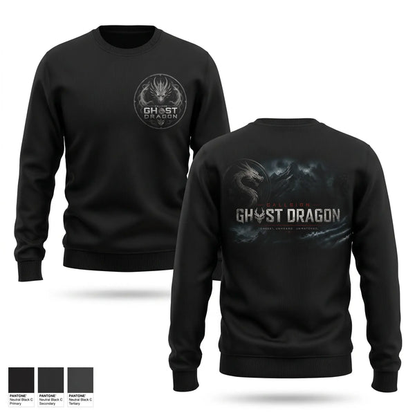 Crew Neck Sweatshirt, CS: GhostDragon, , Teamtime, Team time, sublimation, custom sports apparel, team uniforms, spirit wear, spiritwear, sports uniforms, custom shirts, team store, custom team store, fundraiser sports, apparel fundraiser