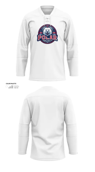 Hockey Jersey, Polar Select, Ice Hockey, Teamtime, Team time, sublimation, custom sports apparel, team uniforms, spirit wear, spiritwear, sports uniforms, custom shirts, team store, custom team store, fundraiser sports, apparel fundraiser